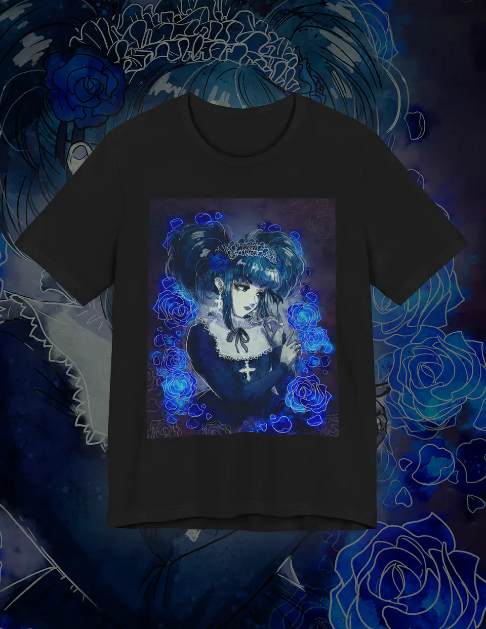 Polera Camiseta Mana Blue MALICE MIZER 1