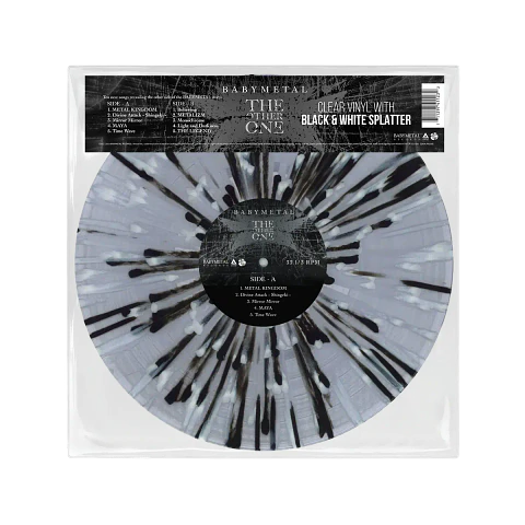 Vinilo BABYMETAL The Other One Clear With Black & White Splatter LP 