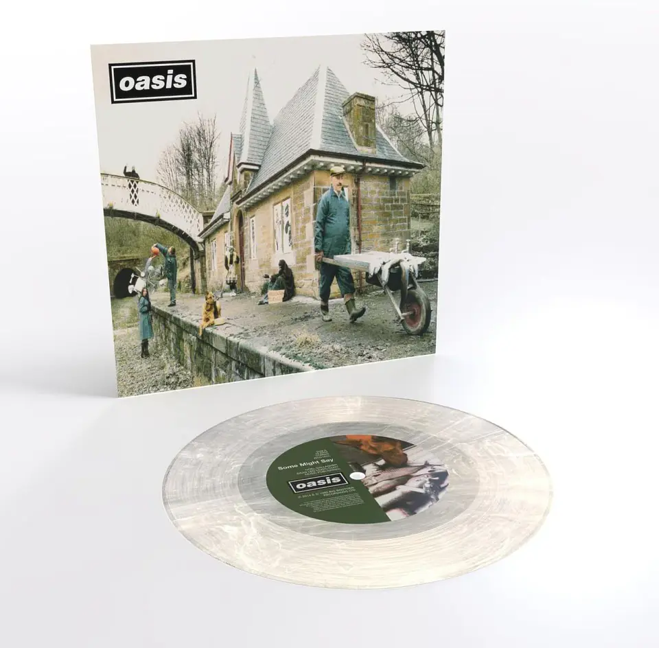 Oasis Some Might Say Clear  Single 7