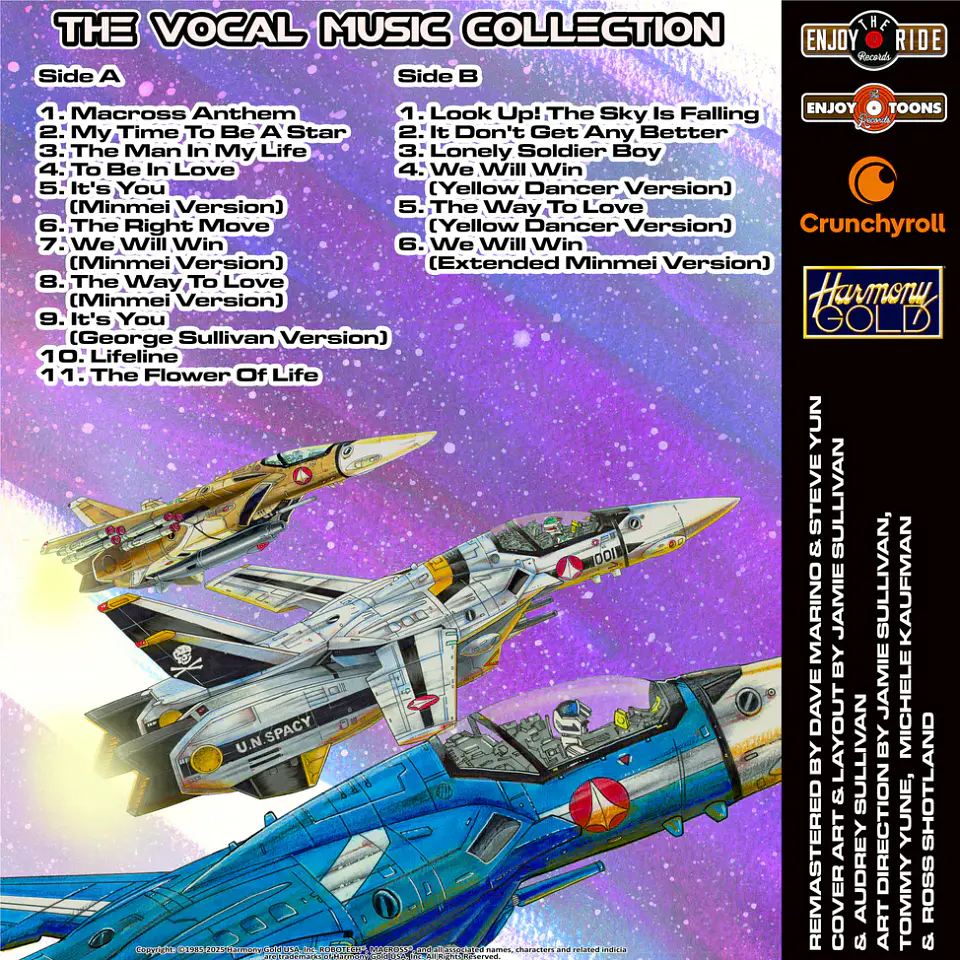 Vinilo Robotech The Vocal Music Collection LP  4