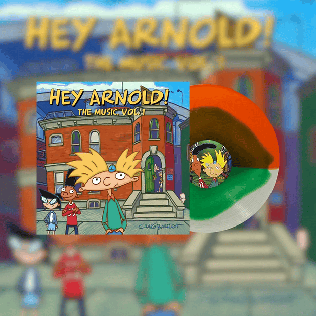 Vinilo Hey Arnold! The Music, Vol. 1 Green Orange Split LP  1
