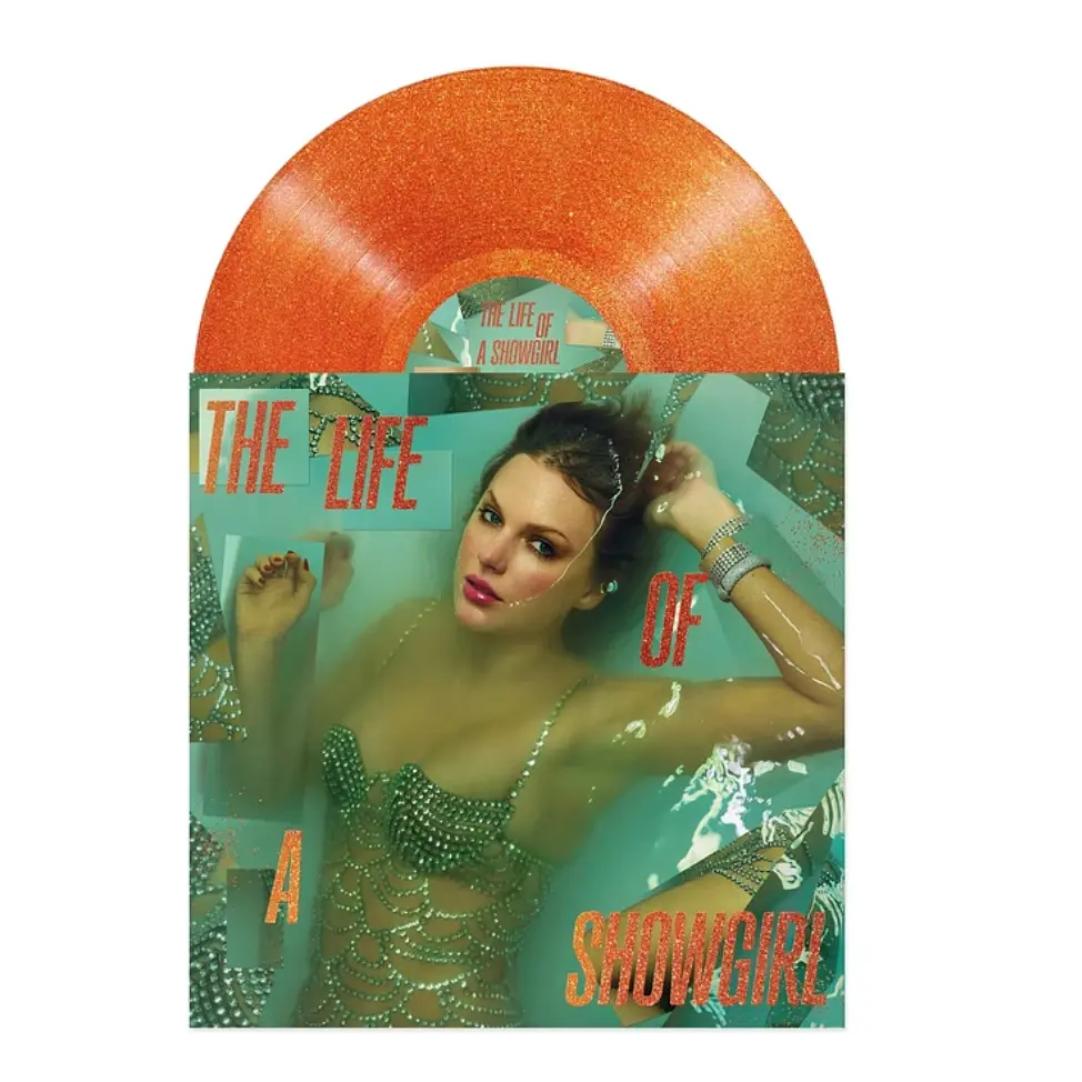 Taylor Swift The Life of a Showgirlサイン入り Vinilo Taylor Swift The Life Of A Showgirl LP