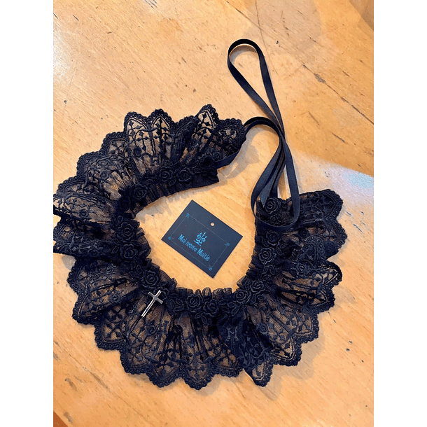 Moi-même-Moitié Mana cross arch choker original  1