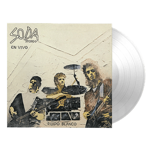Vinilo Soda Stereo Ruido Blanco En Vivo Music On Vinyl Numbered Transparent LP (PREVENTA)