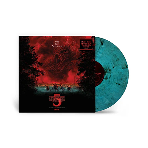 Vinilo Stranger Things 5 Sea Blue Smoke Soundtrack LP (PREVENTA)