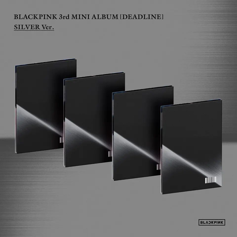 CD Blackpink 3rd Mini Album Deadline Silver Ver  2