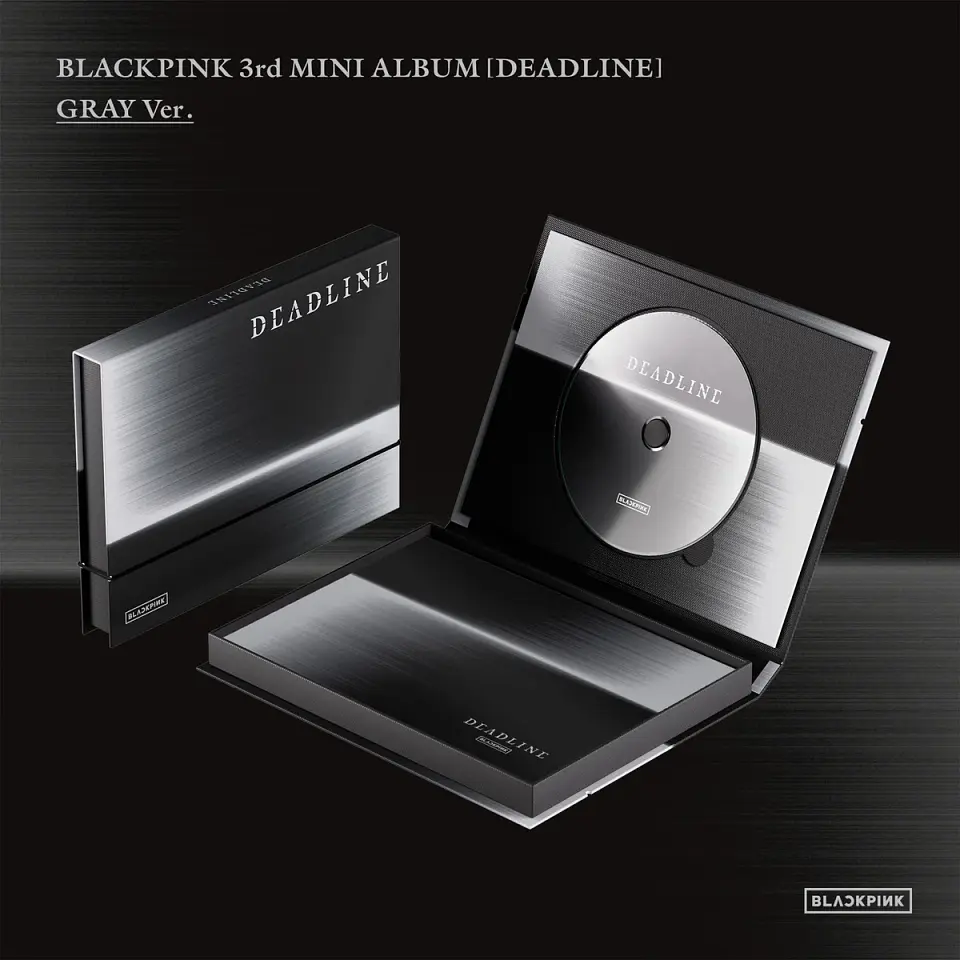 Blackpink 3rd Mini Album Deadline Gray Ver CD 1