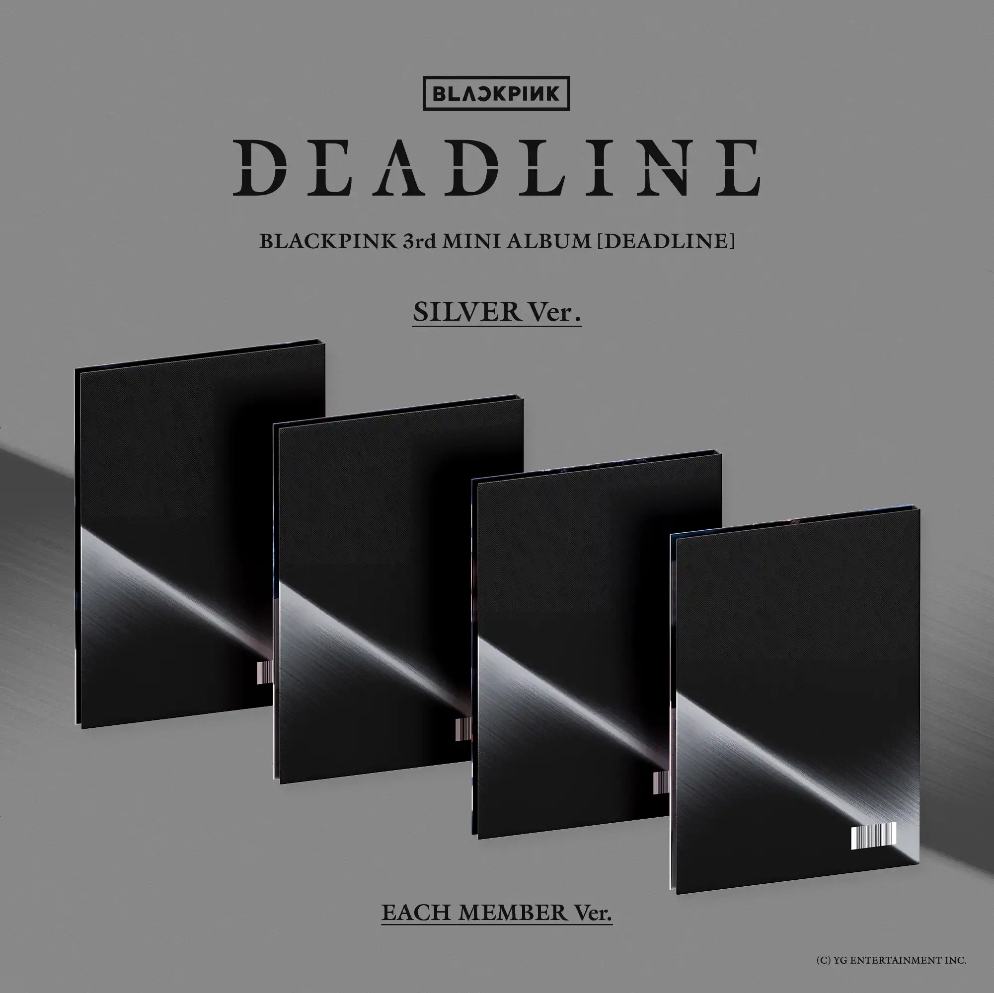 CD Blackpink 3rd Mini Album Deadline Silver Ver