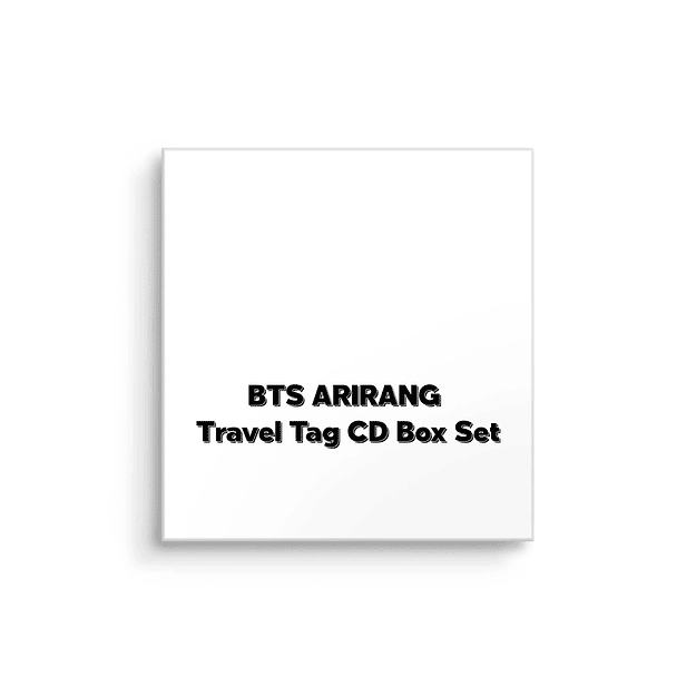  BTS ARIRANG TRAVEL TAG CD BOX SET (PREVENTA) 1