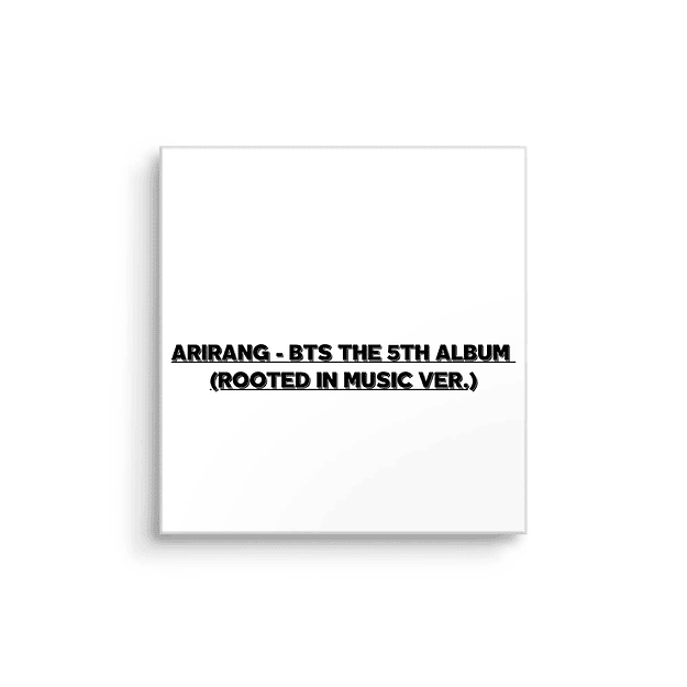CD BTS ARIRANG THE 5TH ALBUM ROOTED Standard Ver. (PREVENTA) 2