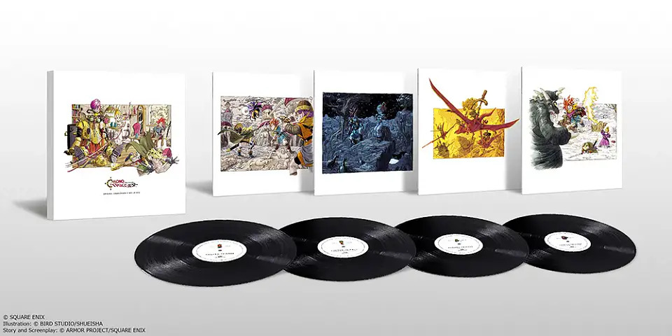Vinilo Yasunori Mitsuda CHRONO TRIGGER Original Soundtrack Box Game Music 4LP  2
