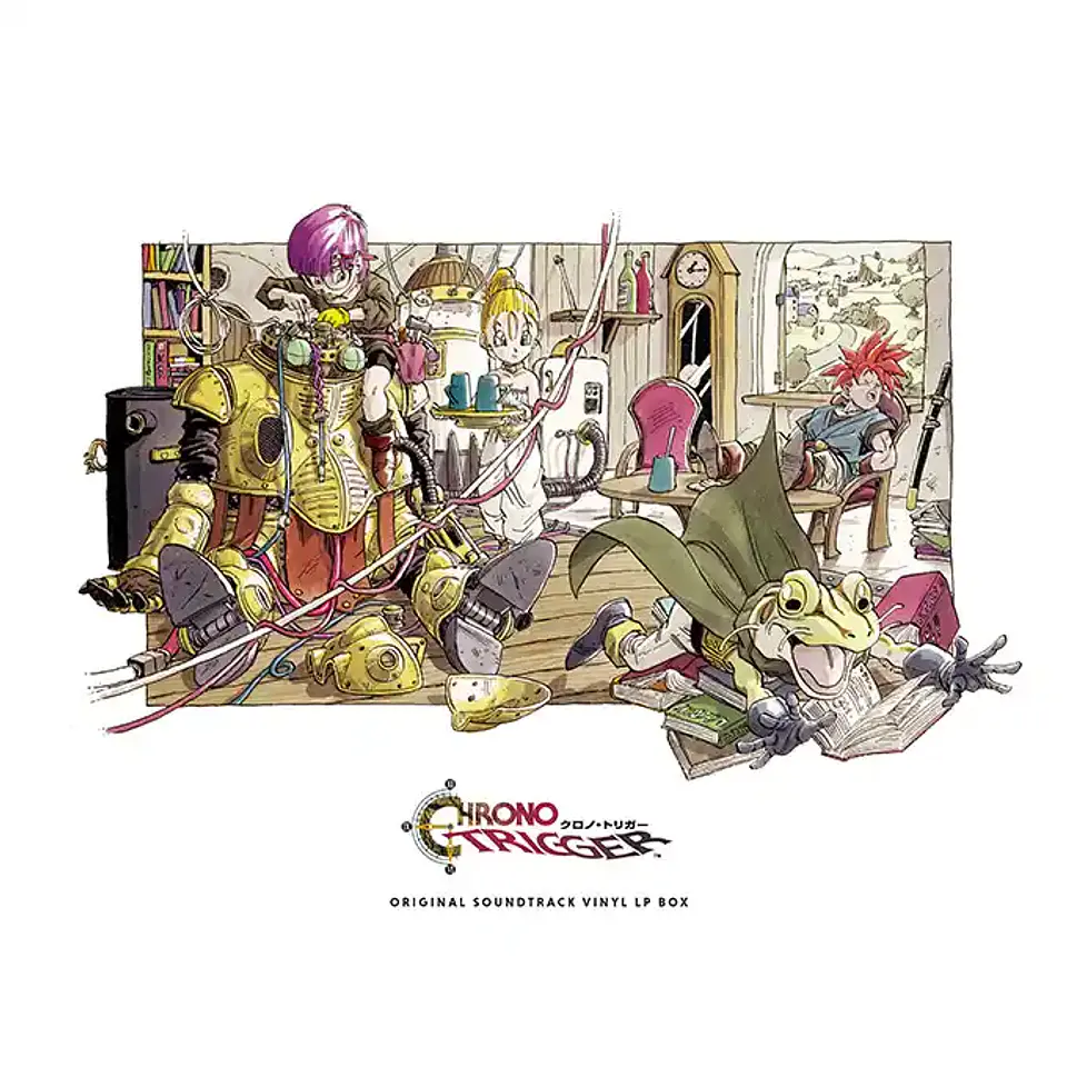 Vinilo Yasunori Mitsuda CHRONO TRIGGER Original Soundtrack Box Game Music 4LP  3