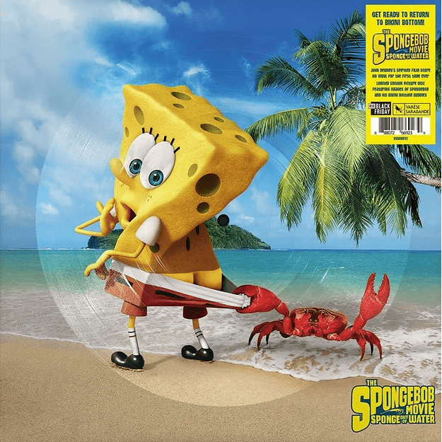 Vinilo The Spongebob Movie Sponge Out Of Water 10Th Anniversary Edition Picture Disc RSD 11.28.25 LP 2