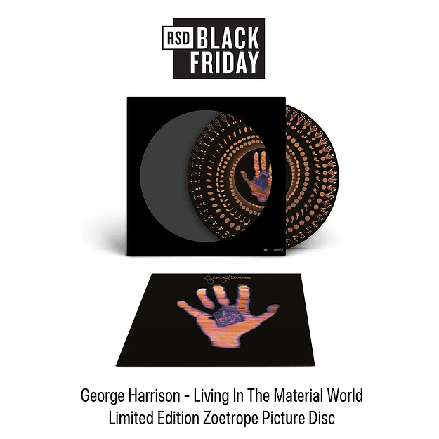 Vinilo George Harrison Living In The Material World 50Th Anniversary Zoetrope Lp Rsd 11.28.25 LP 1