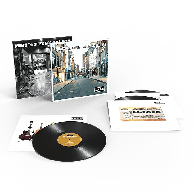 Vinilo Oasis (What's The Story) Morning Glory? 30th Anniversary Black Deluxe 3LP  (PREVENTA) 1