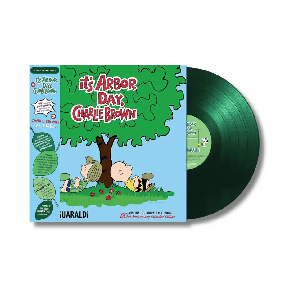 Vinilo Vince Guaraldi It's Arbor Day, Charlie Brown / All Stars! 50th Extended/60th Anniversary Forest Green LP  (PREVENTA) 1
