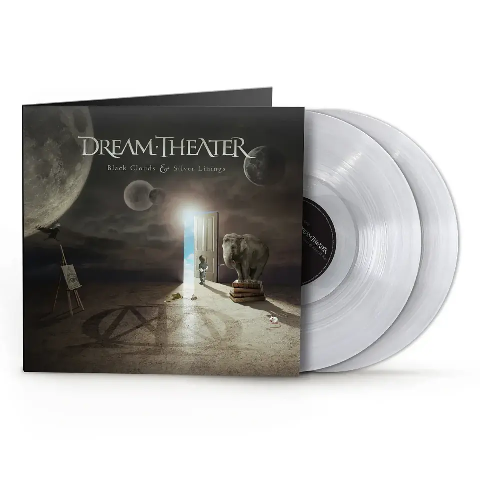 Vinilo Dream Theater Black Clouds & Silver Linings Clear 2LP  1