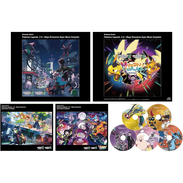 CD Nintendo Switch Pokemon Legends: Z-A - Mega Dimension Super Music Complete (PREVENTA) 2