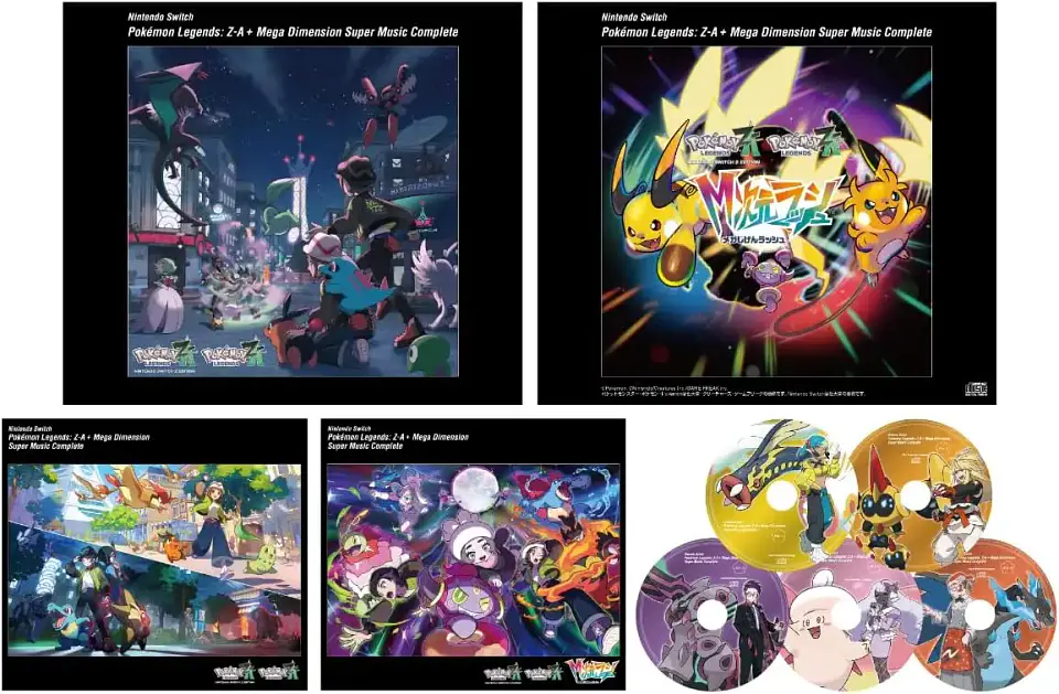 CD Nintendo Switch Pokemon Legends: Z-A - Mega Dimension Super Music Complete (PREVENTA) 2