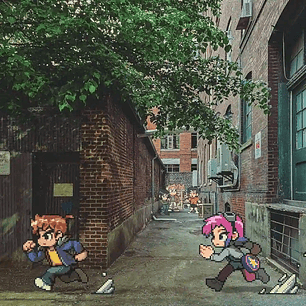 Vinilo Anamanaguchi Scott Pilgrim Ex Ost Pink/Blue 2LP (PREVENTA)