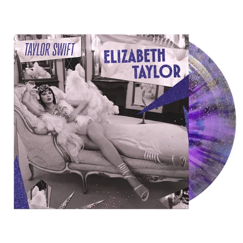 Vinilo Taylor Swift Elizabeth Taylor LTD Cry My Eyes Violet Glitter 7" RSD 2026 