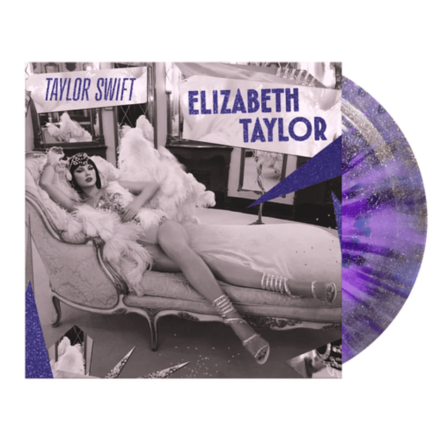 Vinilo Taylor Swift Elizabeth Taylor LTD Cry My Eyes Violet	Glitter 7