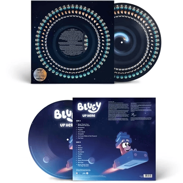 Vinilo Bluey: Up Here Zoetrope Picture Disc Record Store Day 2026 RSD (PREVENTA)			 1