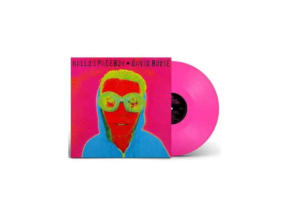 Vinilo David Bowie Hallo Spaceboy (Fluro Pink Record Store Day RSD LP (PREVENTA) 1
