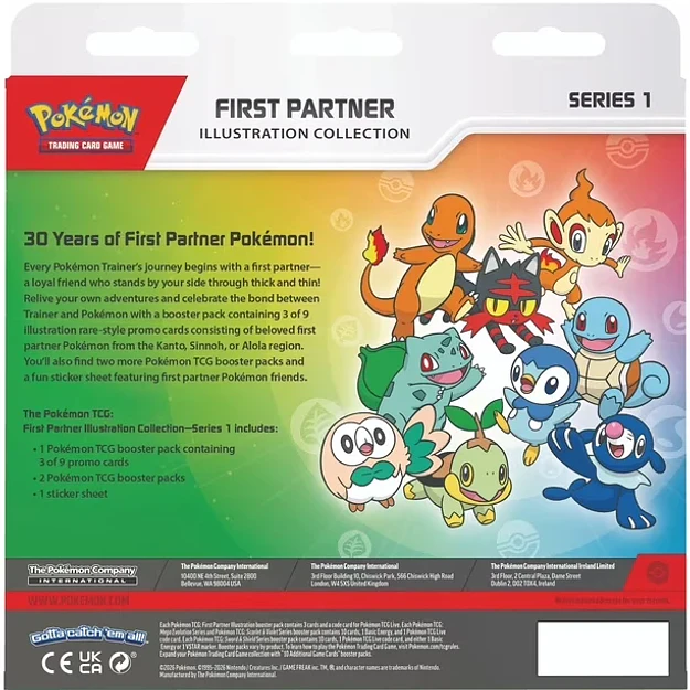 Pokémon TCG: First Partner Illustration Colección Series 1 Inglés  2