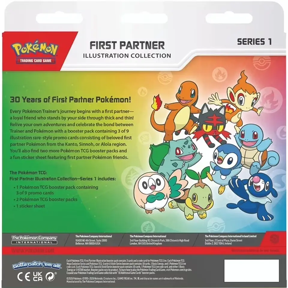 Pokémon TCG: First Partner Illustration Collection 1 Inglés  2