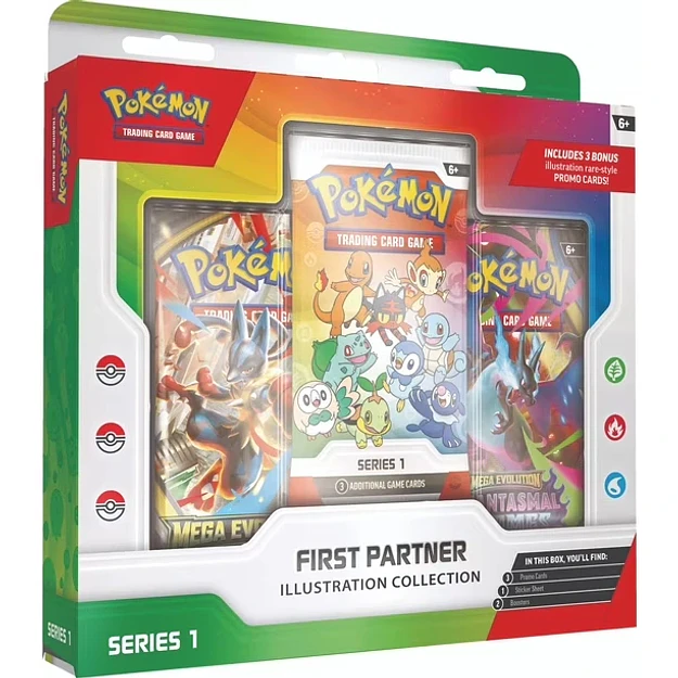 Pokémon TCG: First Partner Illustration Colección Series 1 Inglés  1