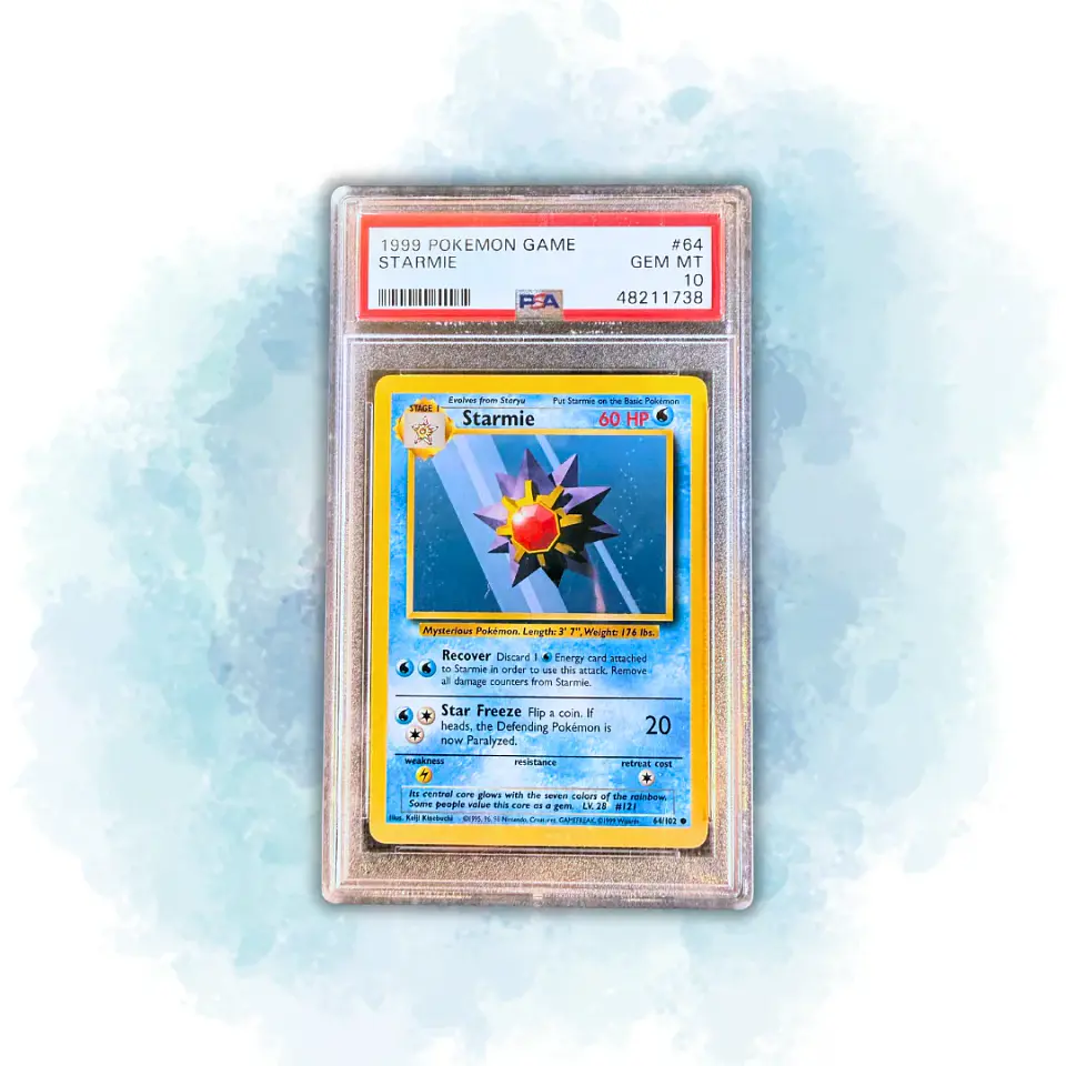 Pokémon Carta Starmie PSA 10 1999  1