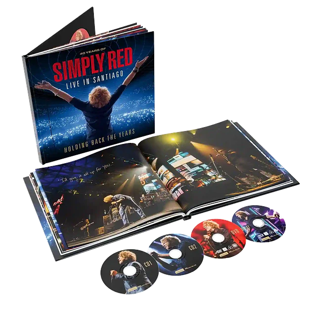Simply Red Holding Back The Years: Live In Santiago 2CD/Blu-Ray/DVD Artbook (PREVENTA) 1