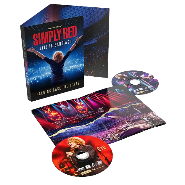 Simply Red Holding Back the Years: Live in Santiago Bluray + DVD (PREVENTA) 1