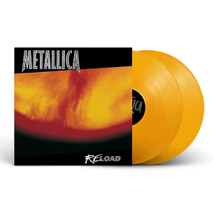 Vinilo Metallica Reload Flaming Fuel Yellow Remastered 2026 2LP (PREVENTA)
