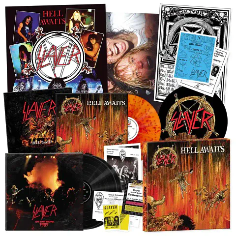 Vinilo Slayer Hell Awaits Box Set 40th Anniversary Edition 3LP (PREVENTA)