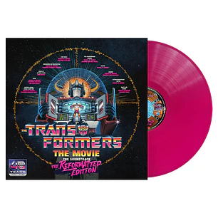 Vinilo Transformers The Movie, The Soundtrack, The Reformatted Edition Energon Pink LP (PREVENTA)