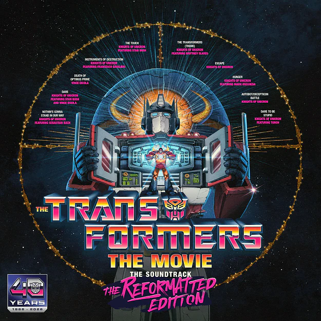 Vinilo Transformers The Movie, The Soundtrack, The Reformatted Edition Energon Pink LP (PREVENTA) 2