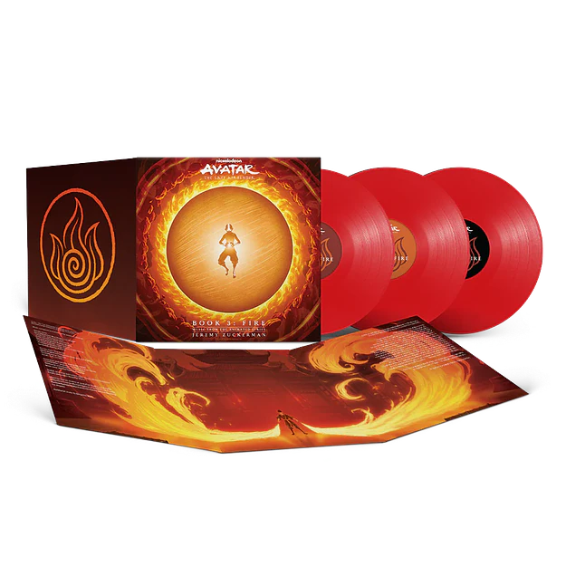 Vinilo Avatar: The Last Airbender Book 3: Fire Red 3LP (PREVENTA) 1