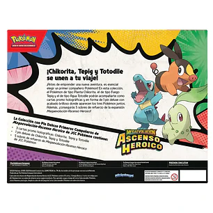 Pokemon TCG Mega Evolution Ascended Heroes First Partners Deluxe Pin Collection Español
