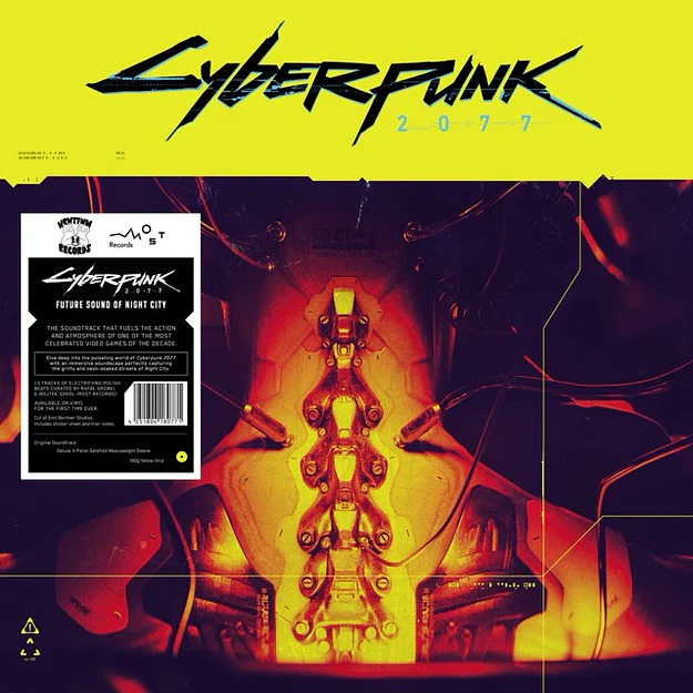 Vinilo Cyberpunk 2077 Future Sound Of Night City Yellow LP (PREVENTA) 1