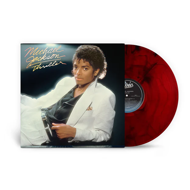 Vinilo Michael Jackson Thriller Red & Black Marble LP (PREVENTA) 1