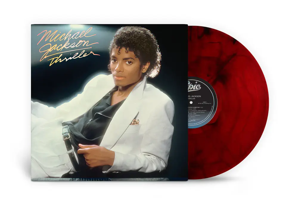 Vinilo Michael Jackson Thriller Red & Black Marble LP (PREVENTA) 1