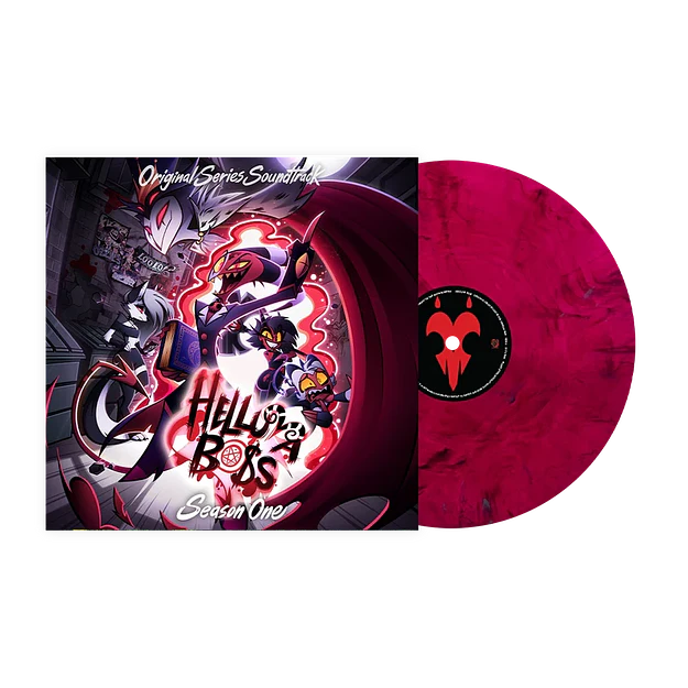 Vinilo Helluva Boss: Season 1 & 2 Special Edition Magenta/Orange Marble 2LP 3
