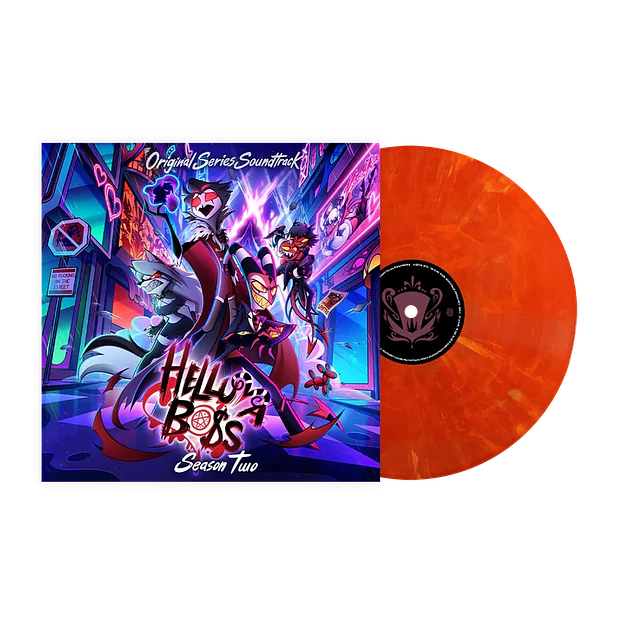 Vinilo Helluva Boss: Season 1 & 2 Special Edition Magenta/Orange Marble 2LP 4
