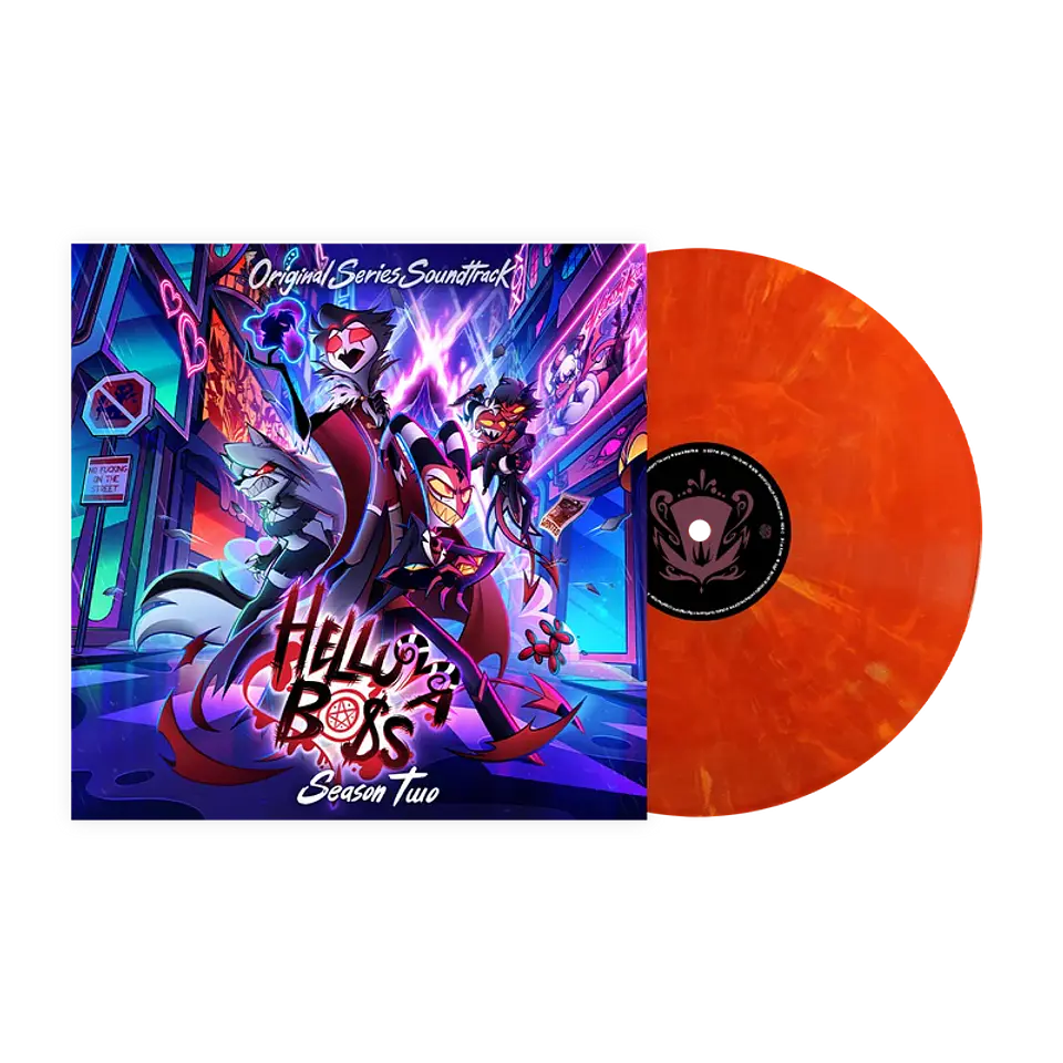 Vinilo Helluva Boss: Season 1 & 2 Special Edition Magenta/Orange Marble 2LP 4