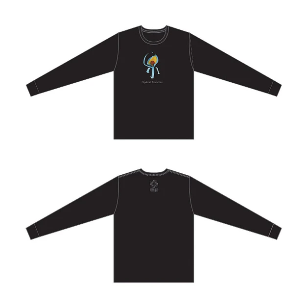 Polera Manga Larga Negra Hydeout Productions Logo Long T-Shirt Black (PREVENTA) 2