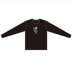 Polera Manga Larga Negra Hydeout Productions Logo Long T-Shirt Black (PREVENTA)