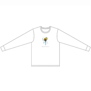 Polera Manga Larga Blanca Hydeout Productions Logo Long T-Shirt White (PREVENTA)