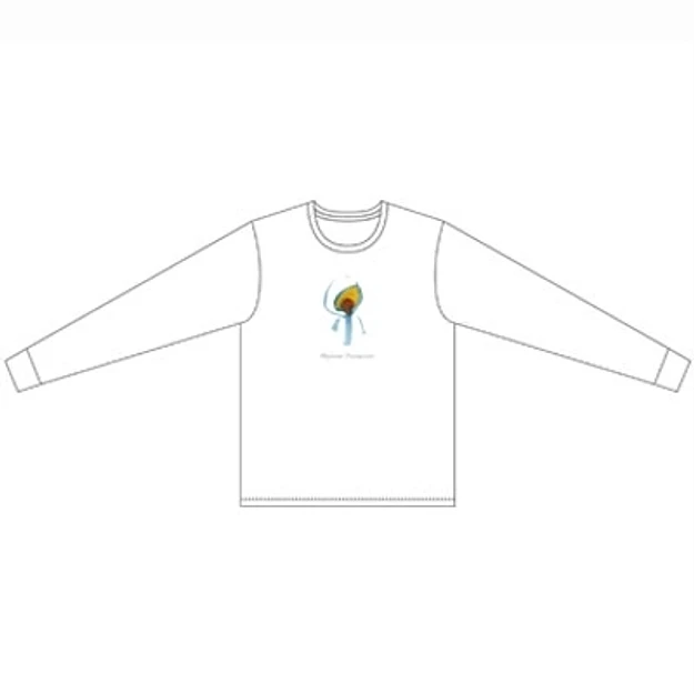 Polera Manga Larga Blanca Hydeout Productions Logo Long T-Shirt White (PREVENTA) 1